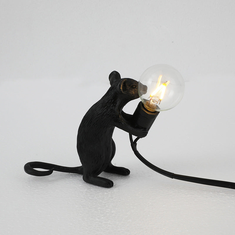Nordic Creative Resin Mini Animal Mouse Light