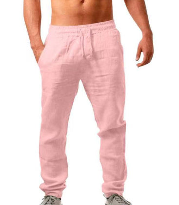 Breathable Cotton And Linen Loose Casual Sports Trousers