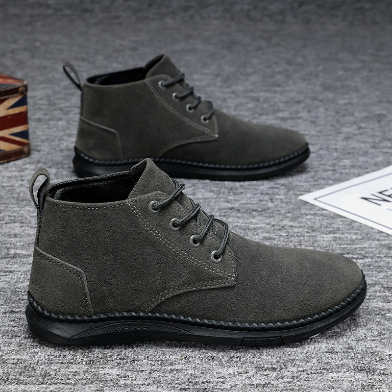 British Style Outdoor Student Casual High-top All-matching Trendy Men's Martin Boots