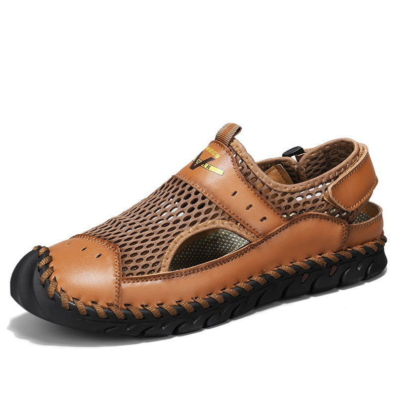 Men's Mesh Breathable Summer Hollow Shoes