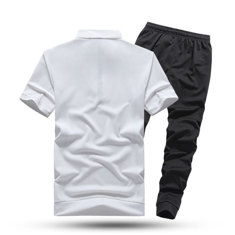 Short Sleeved Set Men's Summer Sportswear Two-piece Set