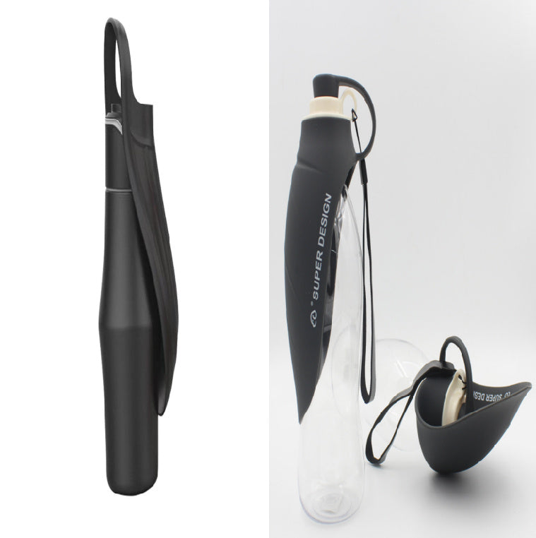 New Portable Pet Dog Water Bottle Soft Silicone Leaf Design For Dog Pets Outdoor Travel Drinking Bowls Water Dispenser