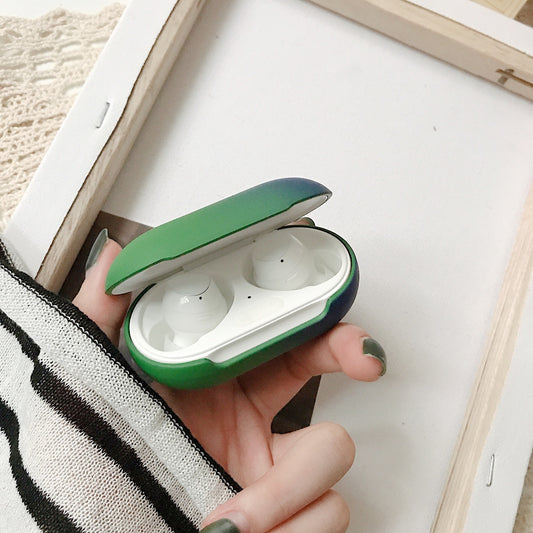 Gradient Rainbow Hard Shell Solid Color Earphone Protective Case