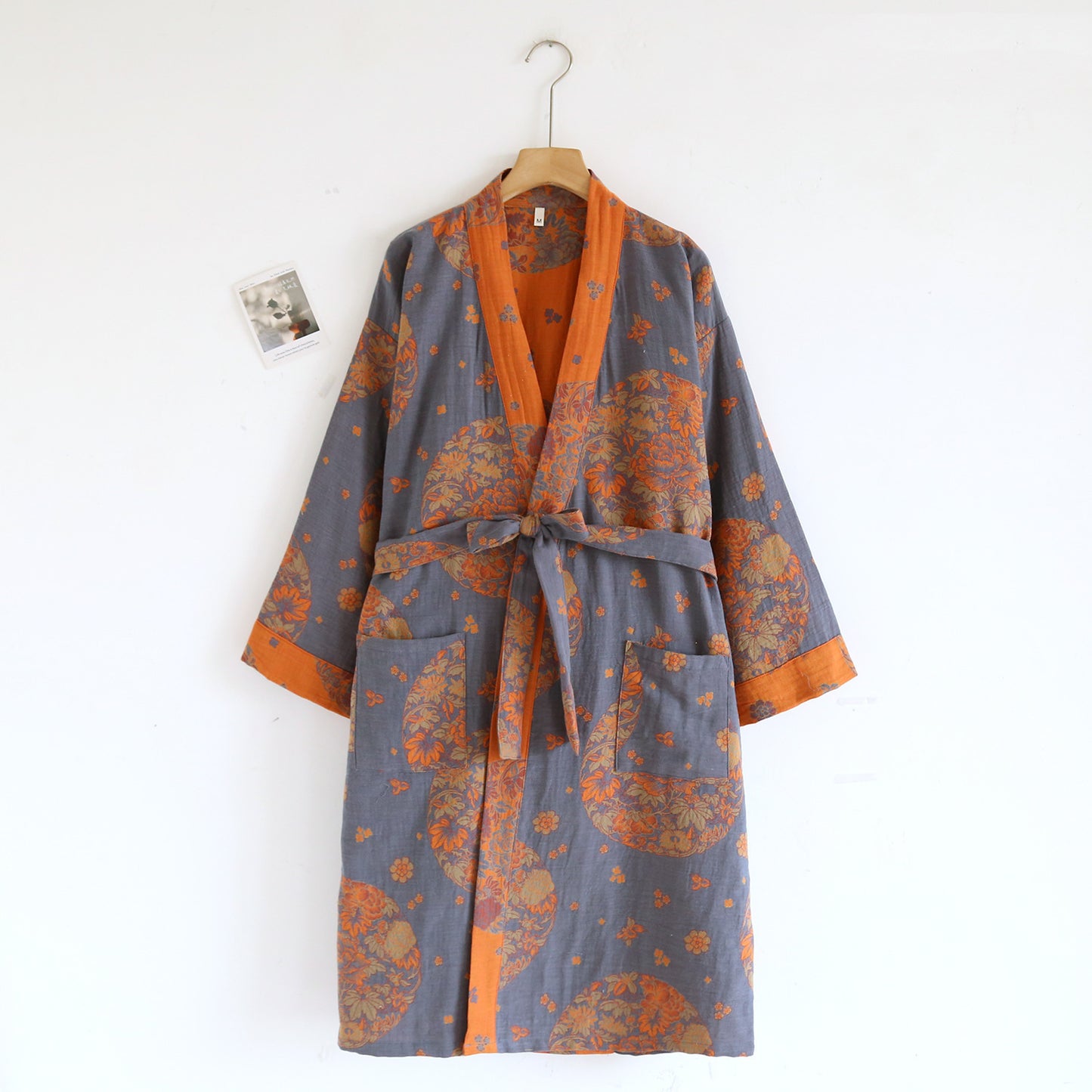 Spring And Autumn Thin Cotton Retro Loose Home Wear