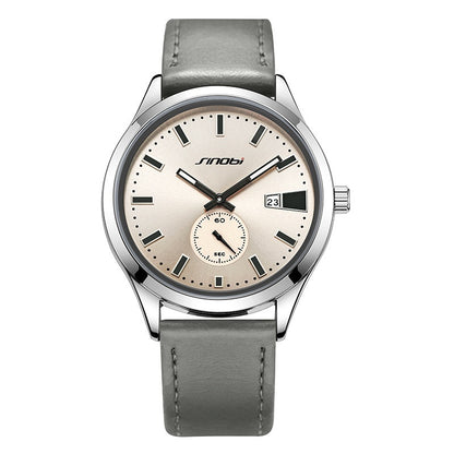Casual Leather Belt Business Men's Quartz Watch