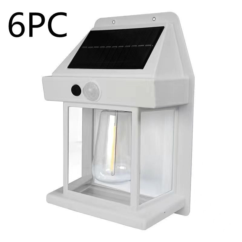 Outdoor Solar  Waterproof Tungsten Induction Garden Wall Lamp