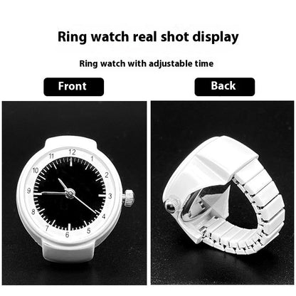 Ring Watch Walking Time Male And Female Students