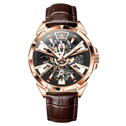 Watch Men's Automatic Mechanical Watch Hollow Waterproof