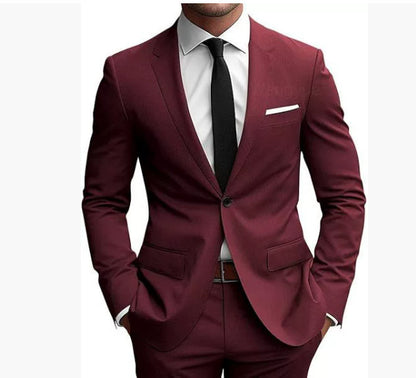 Two-piece Wedding Dinner Suit Jacket