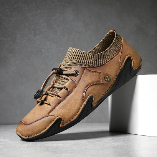 Men's Gommino Casual Leather Shoes Men's Soft Bottom Octopus Outdoor Driving Shoes Men's