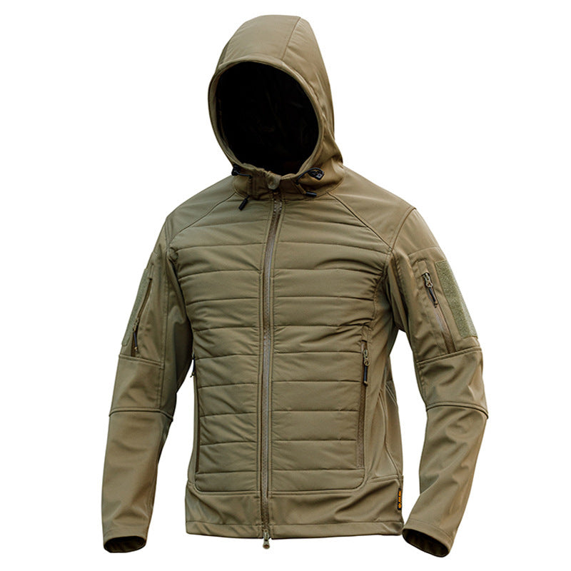 Men's Camouflage Jacket Commuter Cotton-padded Coat