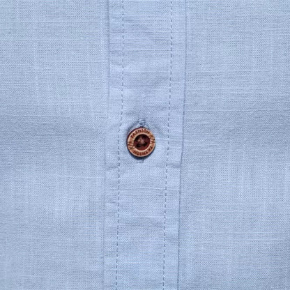 Japanese Style Long Sleeve Shirt Men's Fashion Summer Cotton And Linen