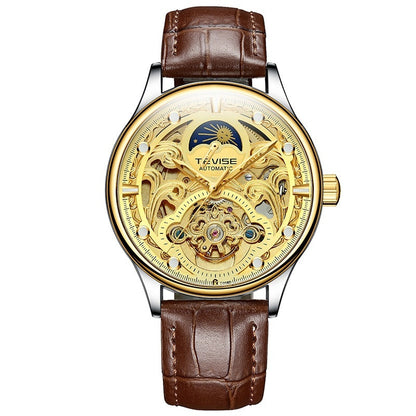 Waterproof Business Leisure Automatic Belt Men's Mechanical Watch