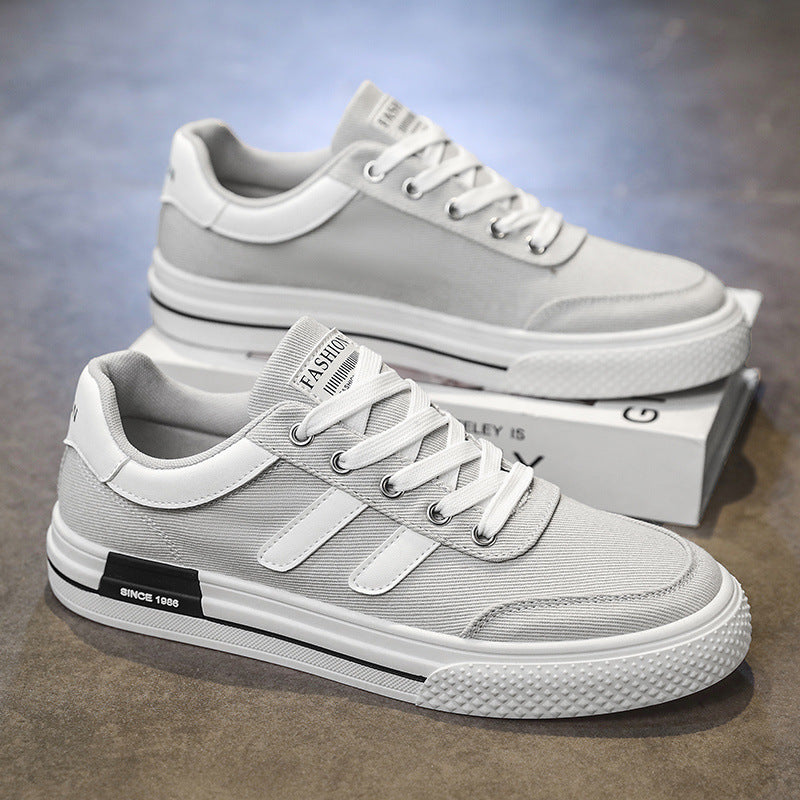 Men's Canvas Shoes Spring Breathable Flat