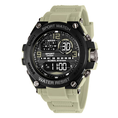 Good-looking Simple Electronic Watch Student Outdoor Sports Timing Luminous