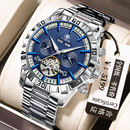 Full-automatic Steel Belt Star Sea Mechanical Watch