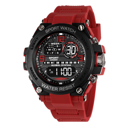 Good-looking Simple Electronic Watch Student Outdoor Sports Timing Luminous