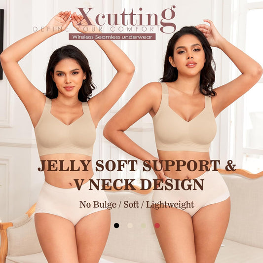 Wireless Bra Full Coverage Wireless Daily Bra Comfortable Wireless