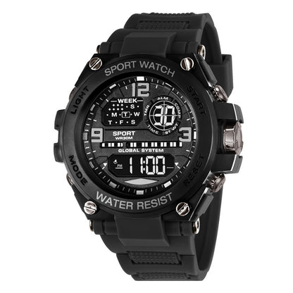 Good-looking Simple Electronic Watch Student Outdoor Sports Timing Luminous