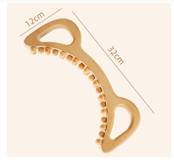 3pcs Wooden Anti-Cellulite Massage Tool Hand Roller