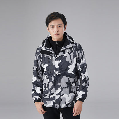 Shell Jacket Men's Three-in-one Fleece