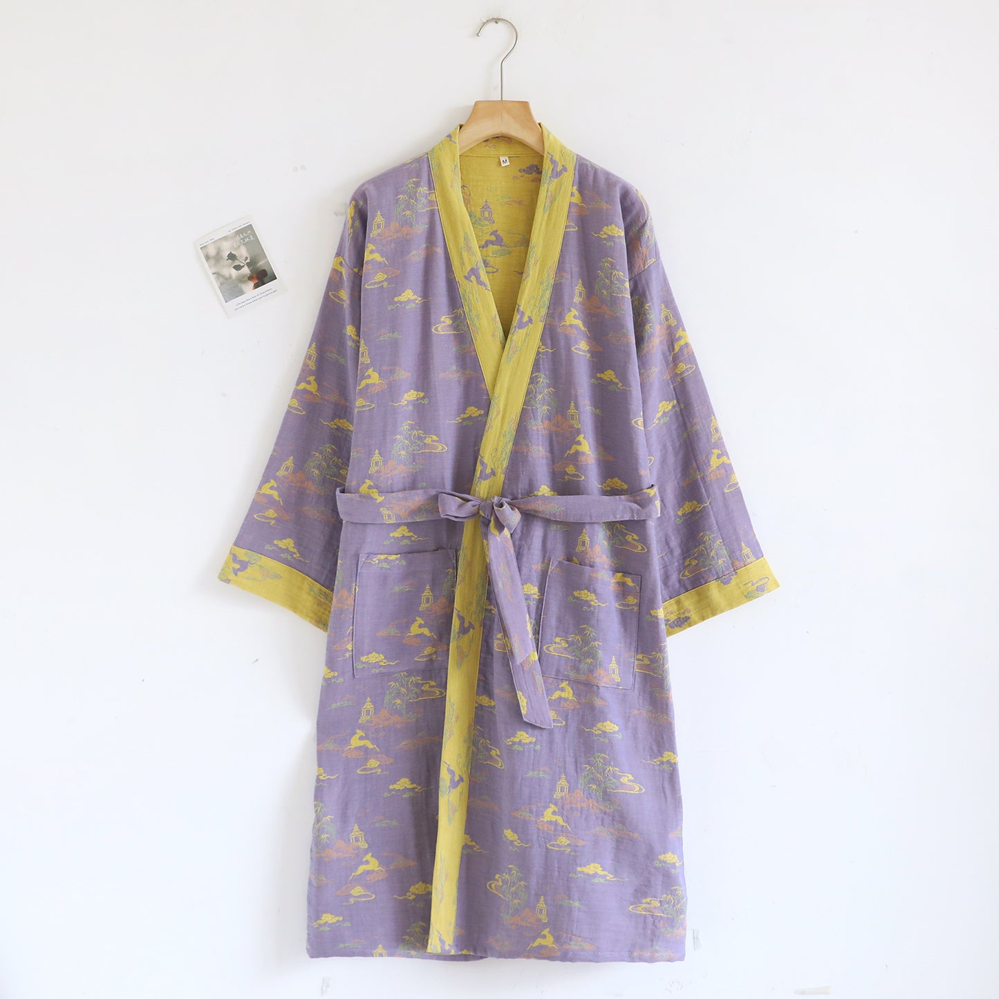 Spring And Autumn Thin Cotton Retro Loose Home Wear