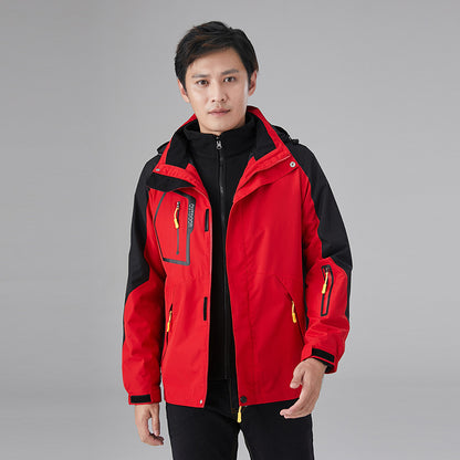 Shell Jacket Men's Three-in-one Fleece
