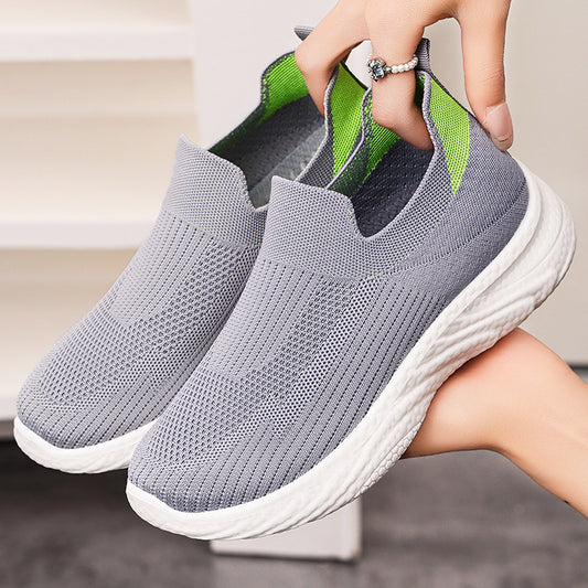 All-matching Summer New Women's Shoes Soft Bottom Not Tired Feet Comfortable Breathable Running Shoes