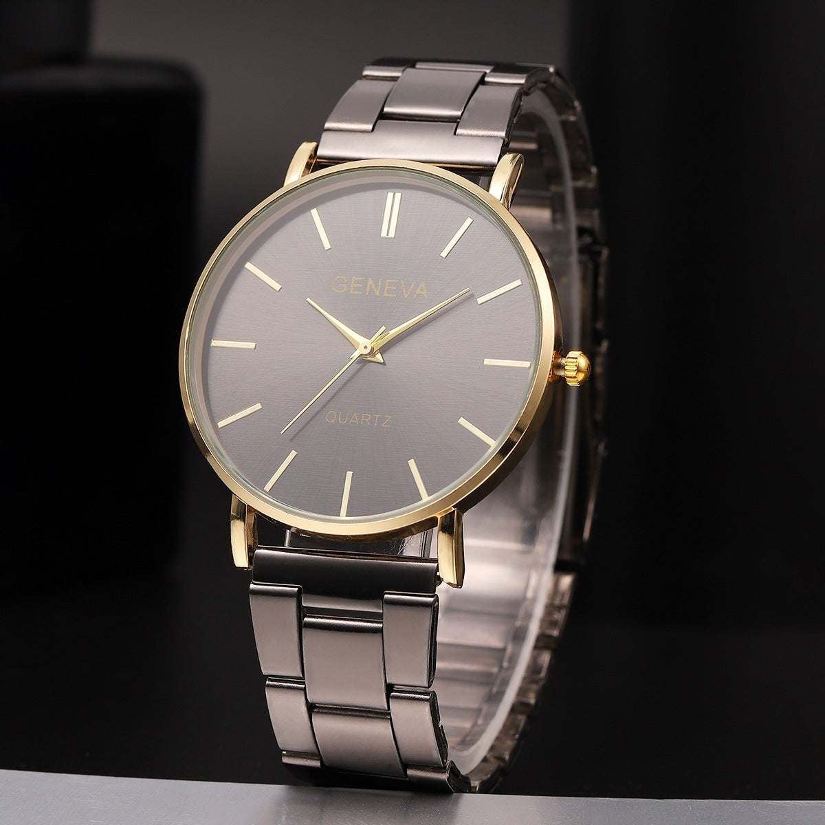 Ultra-thin Men's And Women's Steel Belt Quartz Watch Student Outdoor Casual Sports