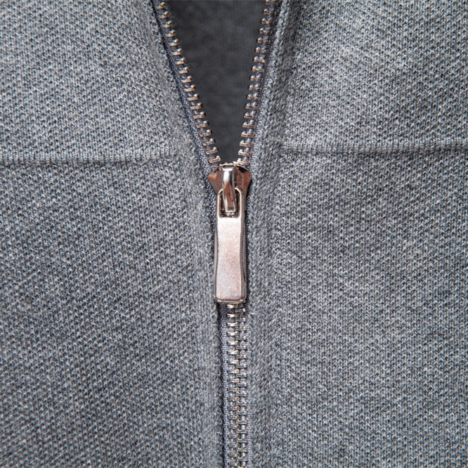 Cardigan Men's Zipper Business Casual Jacket