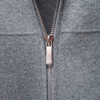Cardigan Men's Zipper Business Casual Jacket